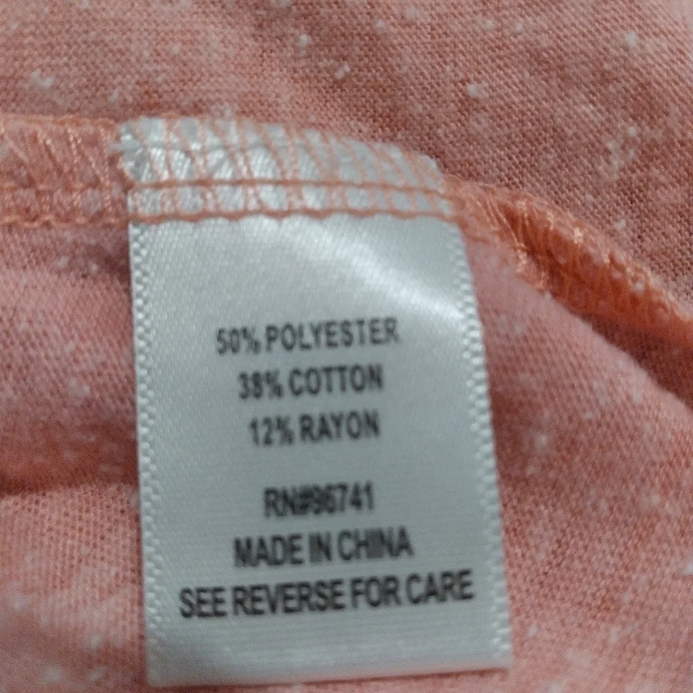 Truself  Wild and Free Heathered Pink tee Size 1X - Picture 6 of 7